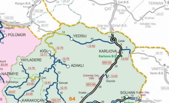 Bingöl-Diyarbakır karayolu tır trafiğine kapandı