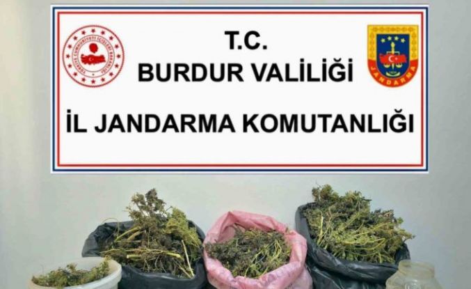 Burdur’da jandarmadan uyuşturucu operasyonu: 2 tutuklama