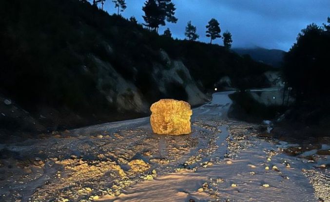 Çameli’nde sel ve heyelana karşı yoğun mesai