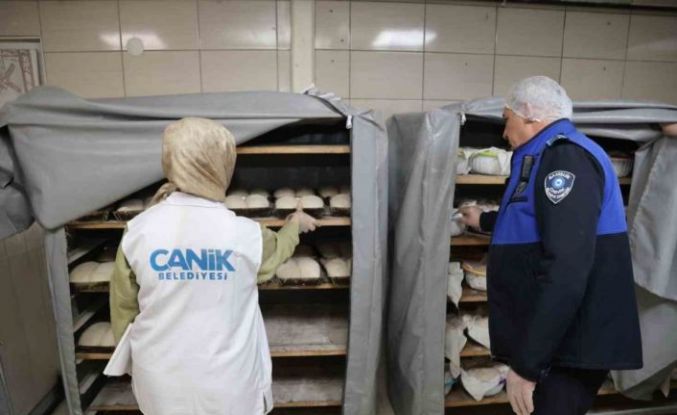 Canik’te fırınlara Ramazan denetimi