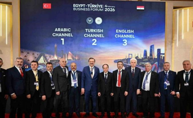 Çerkezköy TSO Başkanı Çetin, Türkiye-Mısır İş Forumu Toplantısı’na katıldı