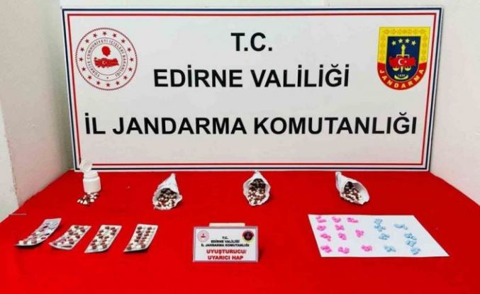 Edirne’de uyuşturucuya jandarma darbesi: Karı-koca suçüstü yakalandı