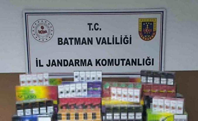 Gercüş’te kaçak sigara operasyonu