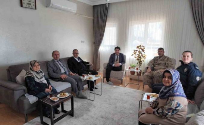 Gercüş’te şehit yakınları ve gazilere vefa ziyareti