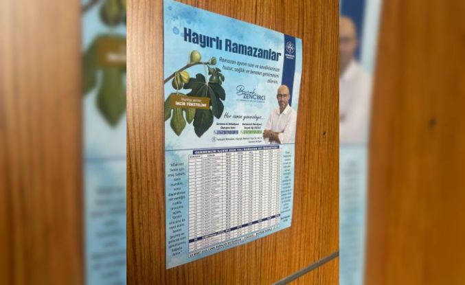 Germencik Belediyesi’nin imsakiyelerinde incir vurgusu