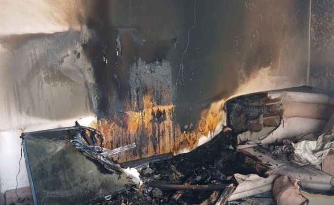 Hakkari’de ev yangını