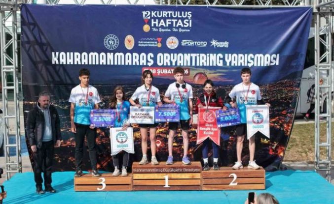 Kahramanmaraş’ta 14 şehirden 715 sporcu, kurtuluş haftası için yarıştı