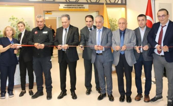Kapasitesi büyütülen TÖTM hemodiyaliz ünitesi yeni yerinde hizmete açıldı