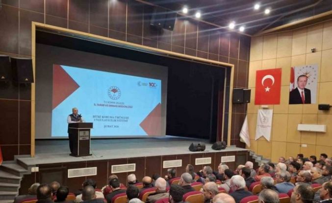 Karapınar’da üreticilere "Zirai İlaç Uygulama Belgesi" eğitimi
