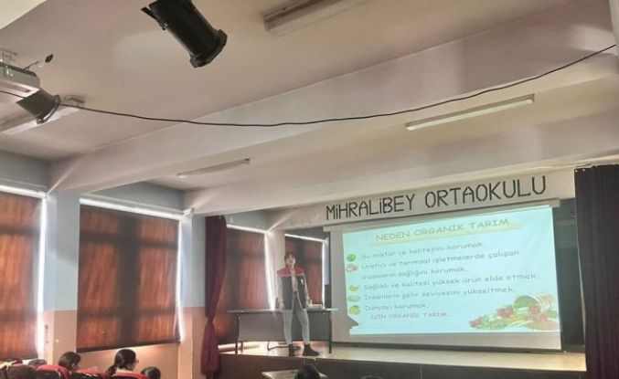 Kars’ta ortaokul öğrencilerine organik tarım eğitimi verildi