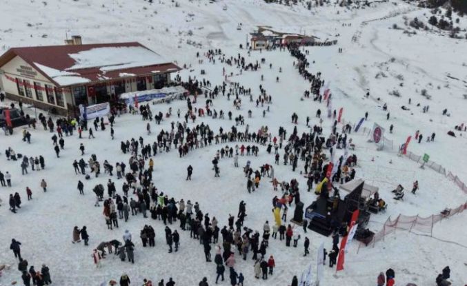 Keltepe Kayak Merkezinde kayak sezonu 50 gün sürdü