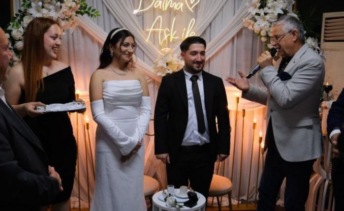 Kemer Belediyesi Kadınlar Lokali’nde ilk nişan merasimi