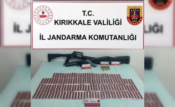 Kırıkkale’de bin adet sentetik ecza ele geçirildi