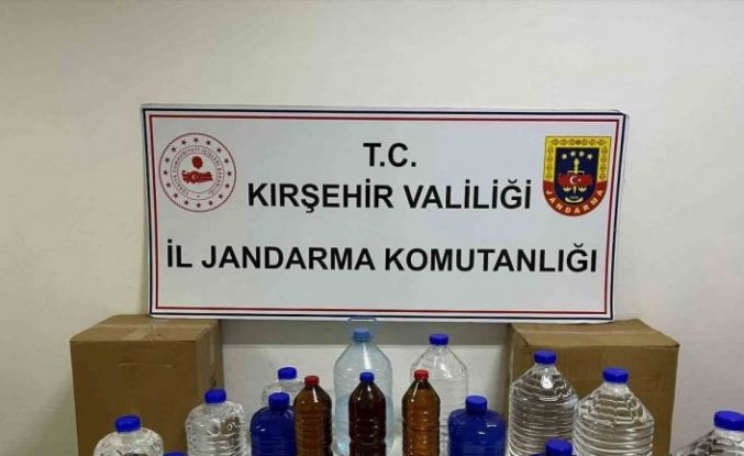 Kırşehir’de kaçak alkol operasyonu