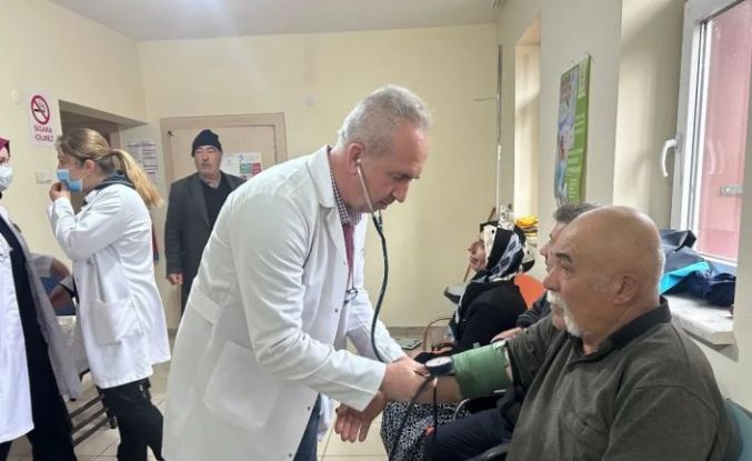 Mobil Sağlıklı Hayat Timi Bademdere’de hizmet verdi