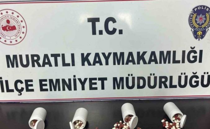 Muratlı’da uyuşturucu operasyonu: 210 sentetik hap ele geçirildi