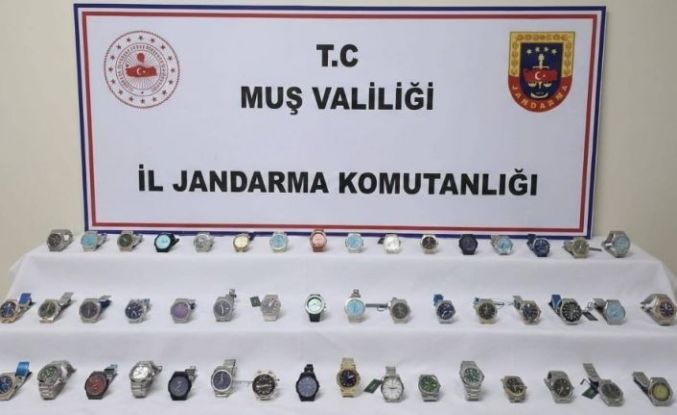 Muş’ta 3 milyon TL değerinde gümrük kaçağı saat ele geçirildi