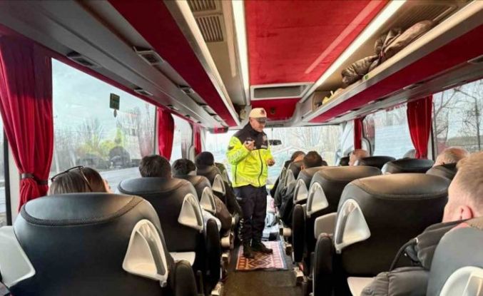 Muş’ta emniyet kemeri denetimi