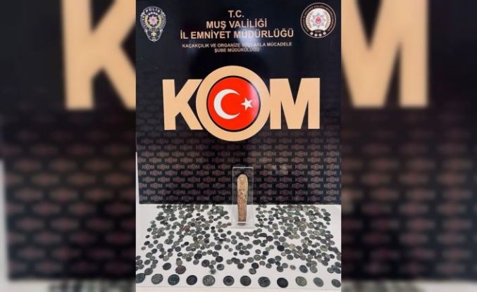 Muş’ta tarihi eser ve kaçakçılık operasyonu