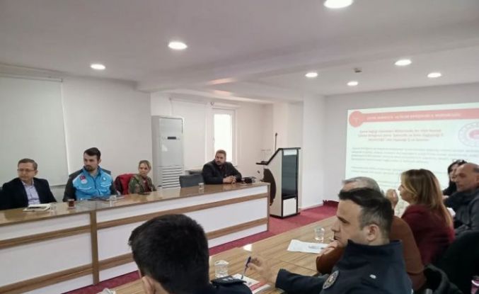 Niğde’de Afet Sağlık Grubu Operasyon Planı değerlendirildi