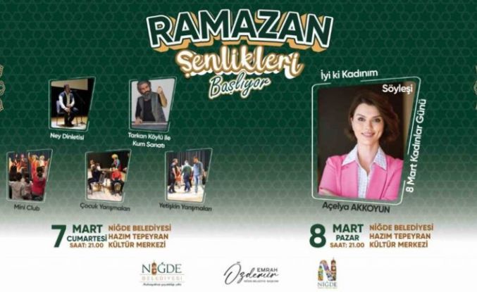 Niğde’de Ramazan coşkusu başladı