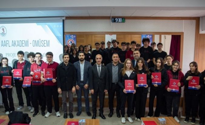 OMÜSEM’den lise öğrencilerine proje eğitimi: 120 öğrenci sertifika aldı