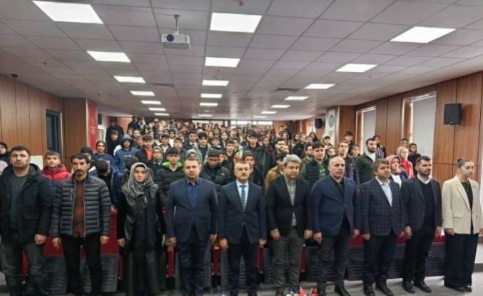 Patnos’taki eğitim kurumlarında 6 Şubat depremleri anıldı