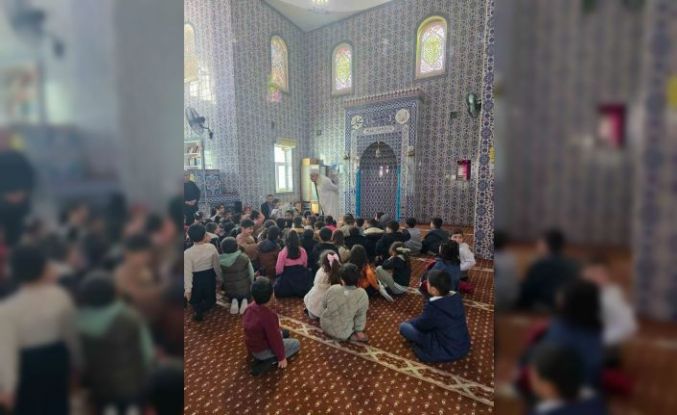 Siirt’te anaokulu öğrencilerine cami tanıtım etkinliği