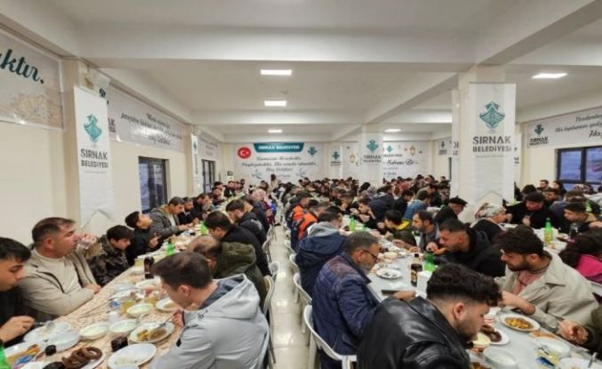 Şırnak’ta gönüller aynı sofrada buluştu