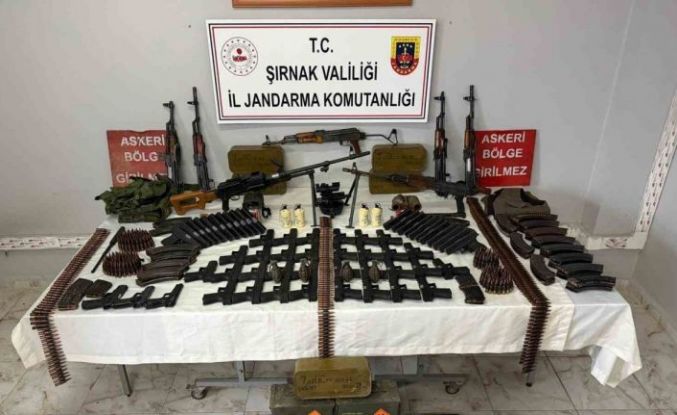 Şırnak’ta jandarma ekipleri cephanelik ele geçirdi: 20 tutuklama