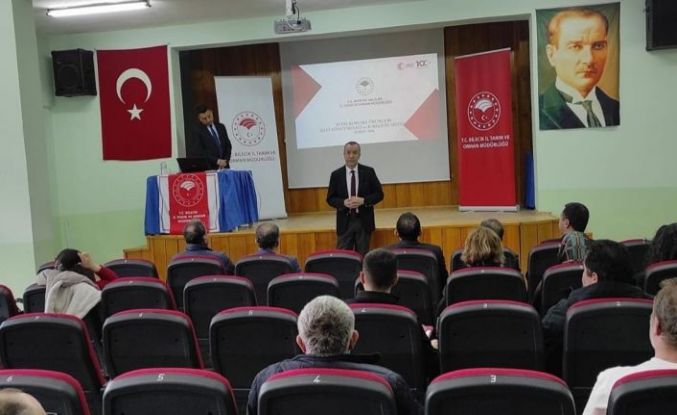 Tarım şehri Bilecik’te  üreticilere hayati bilgilendirme