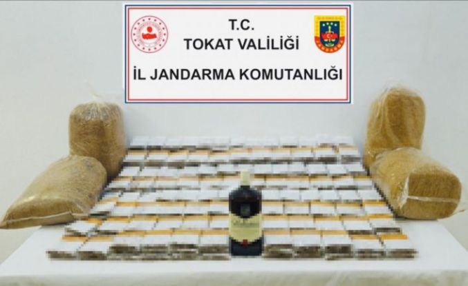 Tokat’ta jandarma kaçak tütün operasyonu düzenledi