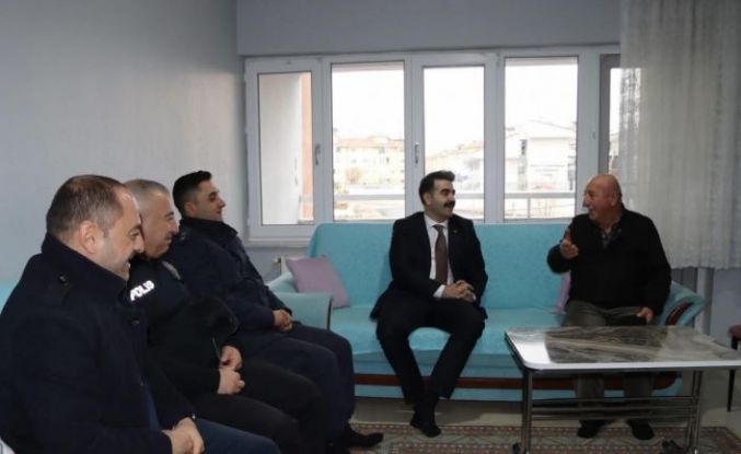 Tomarza Kaymakamı Eser’den Kıbrıs Gazisi Tektaş’a anlamlı ziyaret