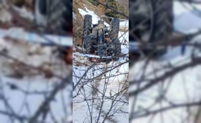Traktör devrildi, köy muhtarı hayatını kaybetti