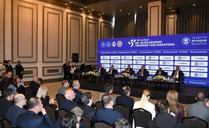 Uluslararası Trabzon Yarı Maratonu’nun tanıtım toplantısı yapıldı