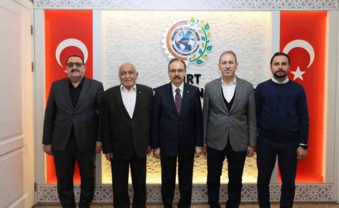 Vali Kızılkaya Siirt TSO başkan vekiliyle görüştü