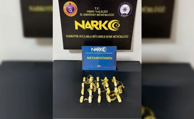 Yurtdışından Türkiye’ye midesinde uyuşturucu ile giren şahıs, Ordu’da yakalandı