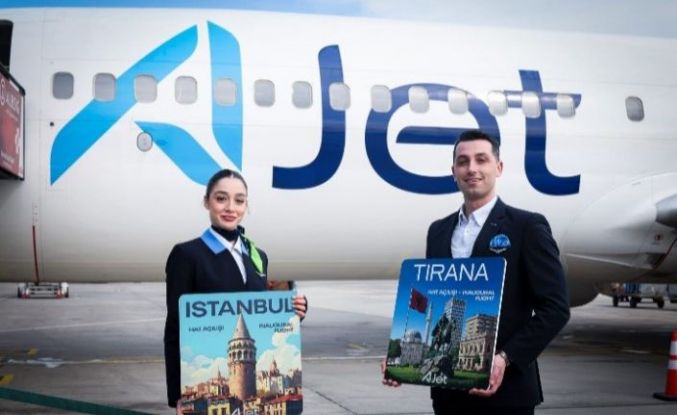 AJet, Arnavutluk başkenti Tiran seferlerini başlattı