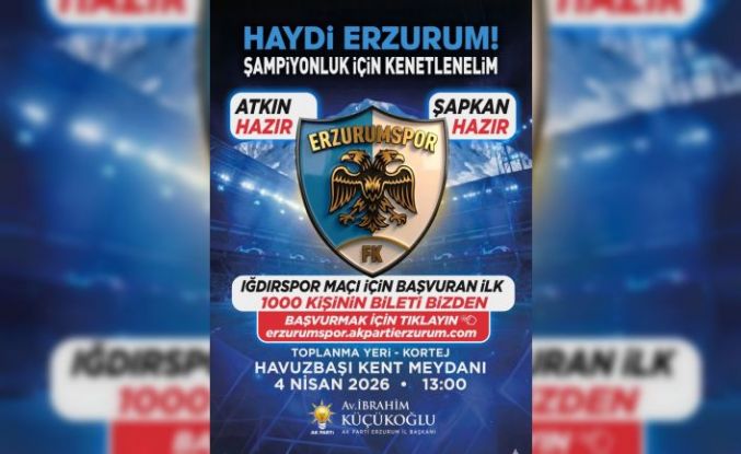 AK Parti’den bin taraftara maç bileti hediyesi