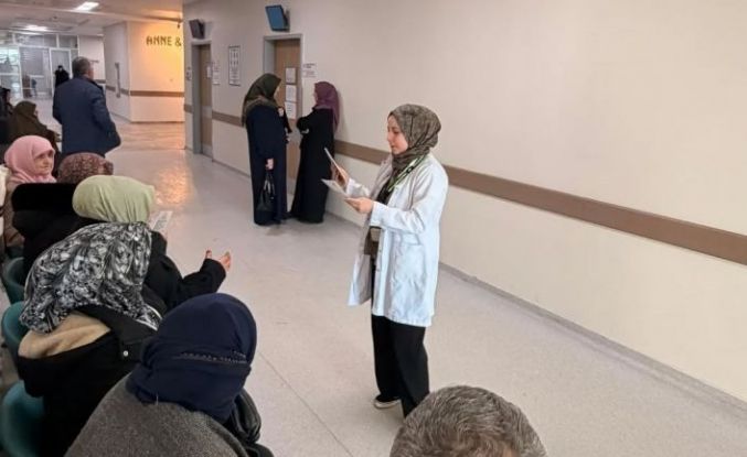 Bayburt’ta vatandaşlar böbrek sağlığı ve yaşlı bakımı konularında bilgilendirildi