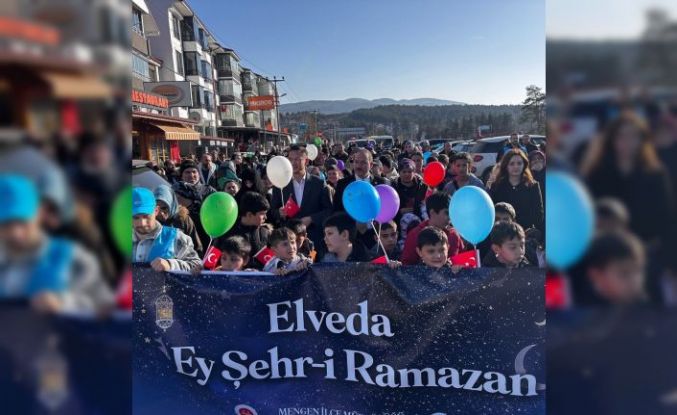 Bolu’da ‘Elveda Ramazan’ yürüyüşü
