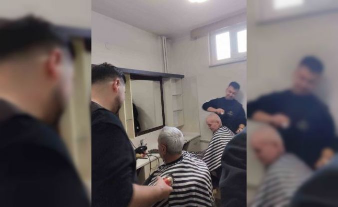 Bolu’da huzurevi sakinlerine bayram traşı