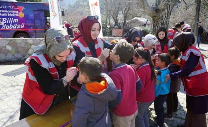 Büyükşehir’den Sarıçukur’da miniklere eğlence ve bilim dolu gün