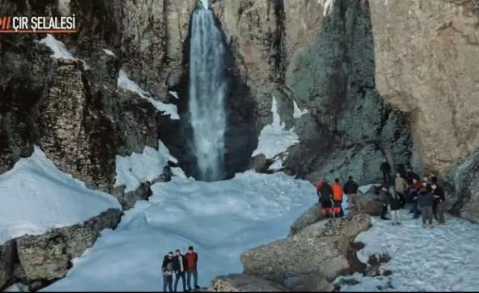 Çır Şelalesi misafirlerini ağırlıyor