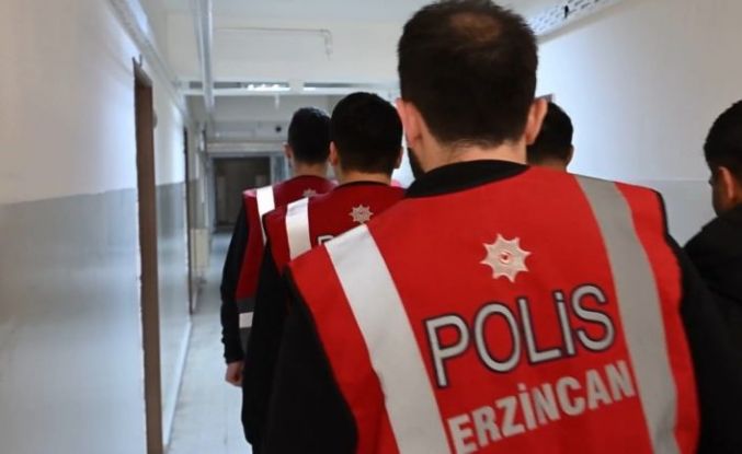 Erzincan’da aranan 7 hükümlü yakalandı