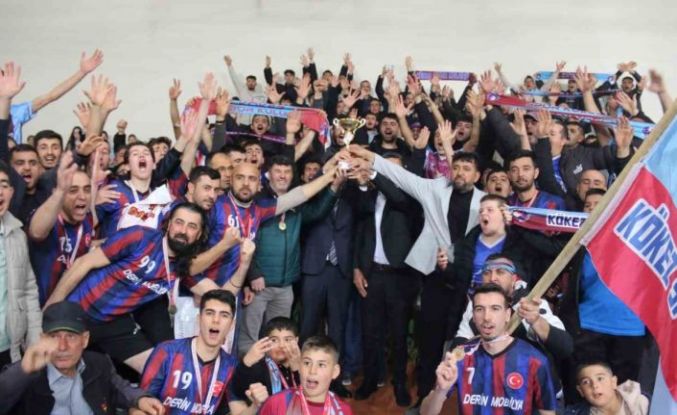 Eskil’de voleybol turnuvasının şampiyonu Kökezspor oldu