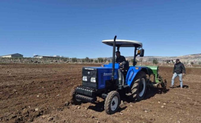 Gaziantep’te nohut ekimi başladı