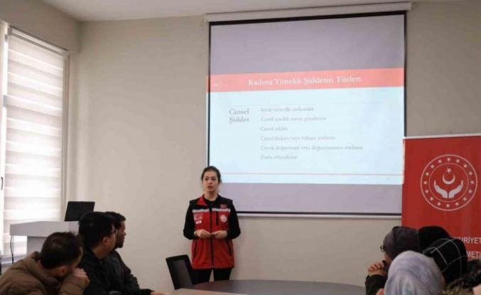 Kadına yönelik şiddetle mücadele eğitimi verildi