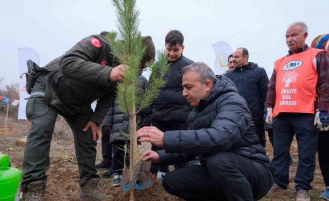 Karaman’da 6 bin fidan toprakla buluşturuldu