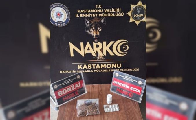 Kastamonu’da uyuşturucu operasyonu